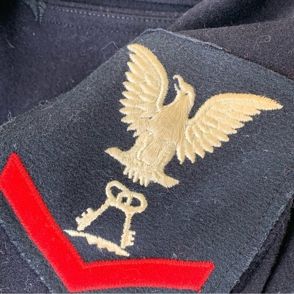 Vintage Military World War 2 Navy Dress Blue Uniform Commissary Steward - Picture 5 of 6